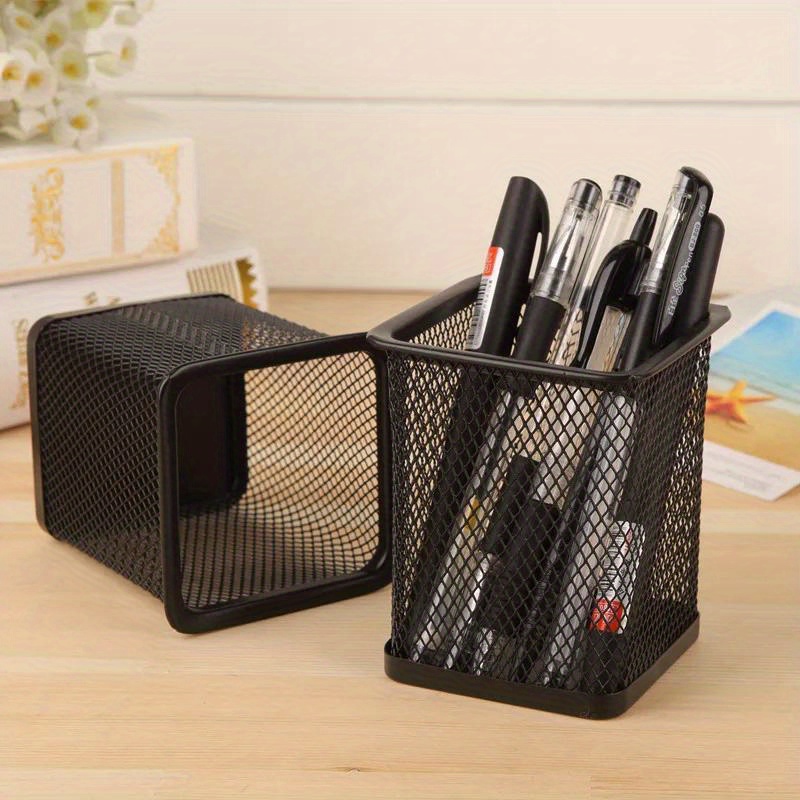 Stationery Office Supply Store - Kalemleri saklamak için büyük kapasiteli ızgaralı