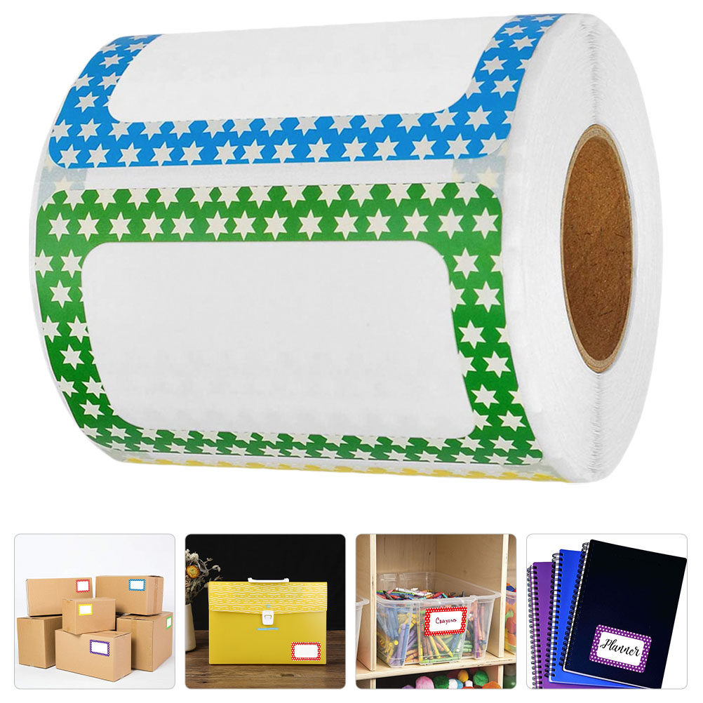 Sticker Label Roll - Boş Sıralama Etiket Çıkartmaları 1 Rulo