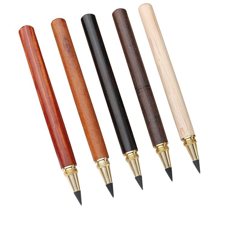 Stationery Office - Bileme Gerektirmeyen HB Ahşap Mürekkepsiz Kalem,