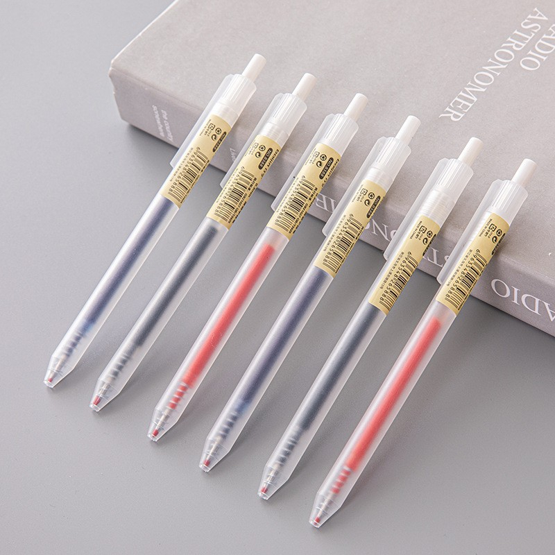 Stationery Supply Business - 6/10 adet 0.5mm Geri Çekilebilir Jel