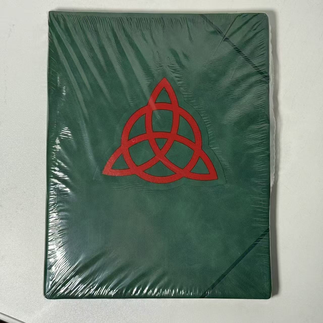 Journal Leather Hardcover - Kelt Triquetra Üçlü Düğüm Sert Kapaklı
