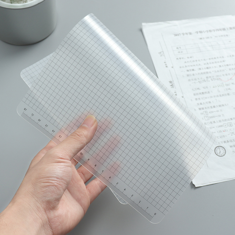 Şeffaf cetvel kartı A4 B5 öğre - Ruler Set Transparent incelemesi ve fiyatı