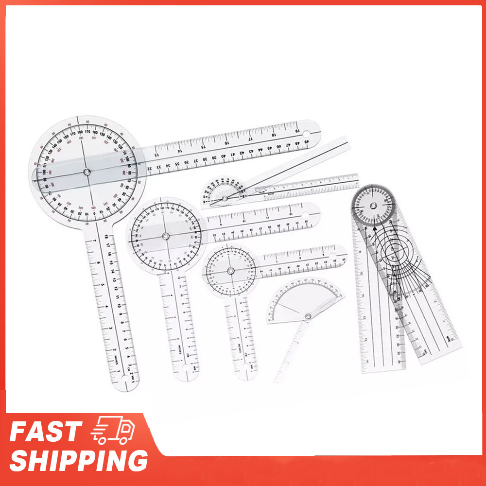 6 adet tıbbi gonyometre seti P - Ruler Set Transparent incelemesi ve fiyatı