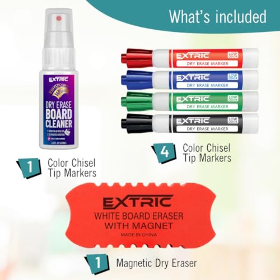 Kuru Silinebilir Kalem Seti, 4 - Whiteboard Marker Set incelemesi ve fiyatı