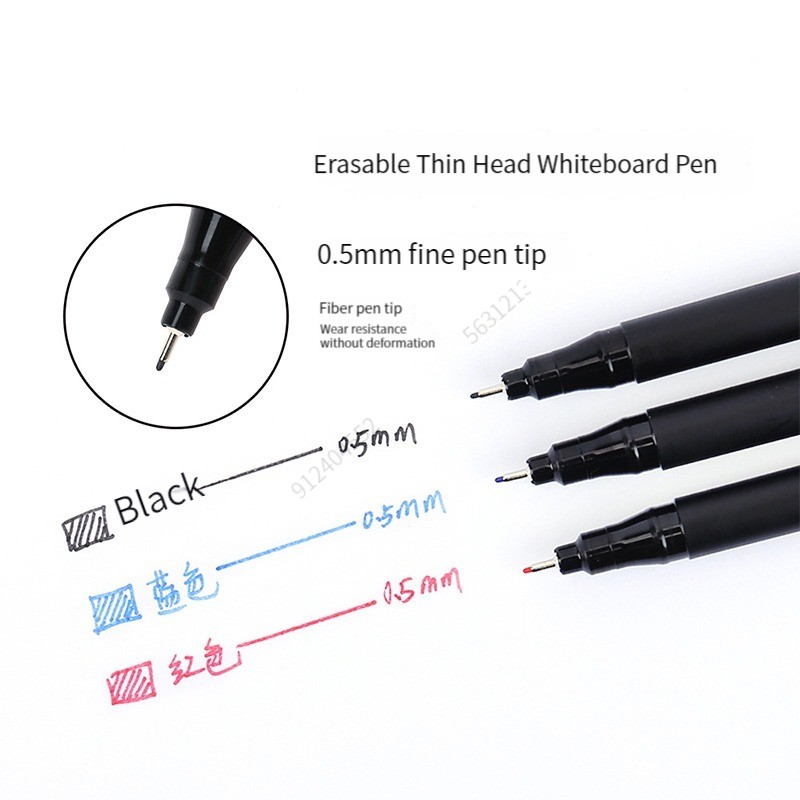 1/3 adet 0.5mm kuru silme sana - Whiteboard Marker Set incelemesi ve fiyatı