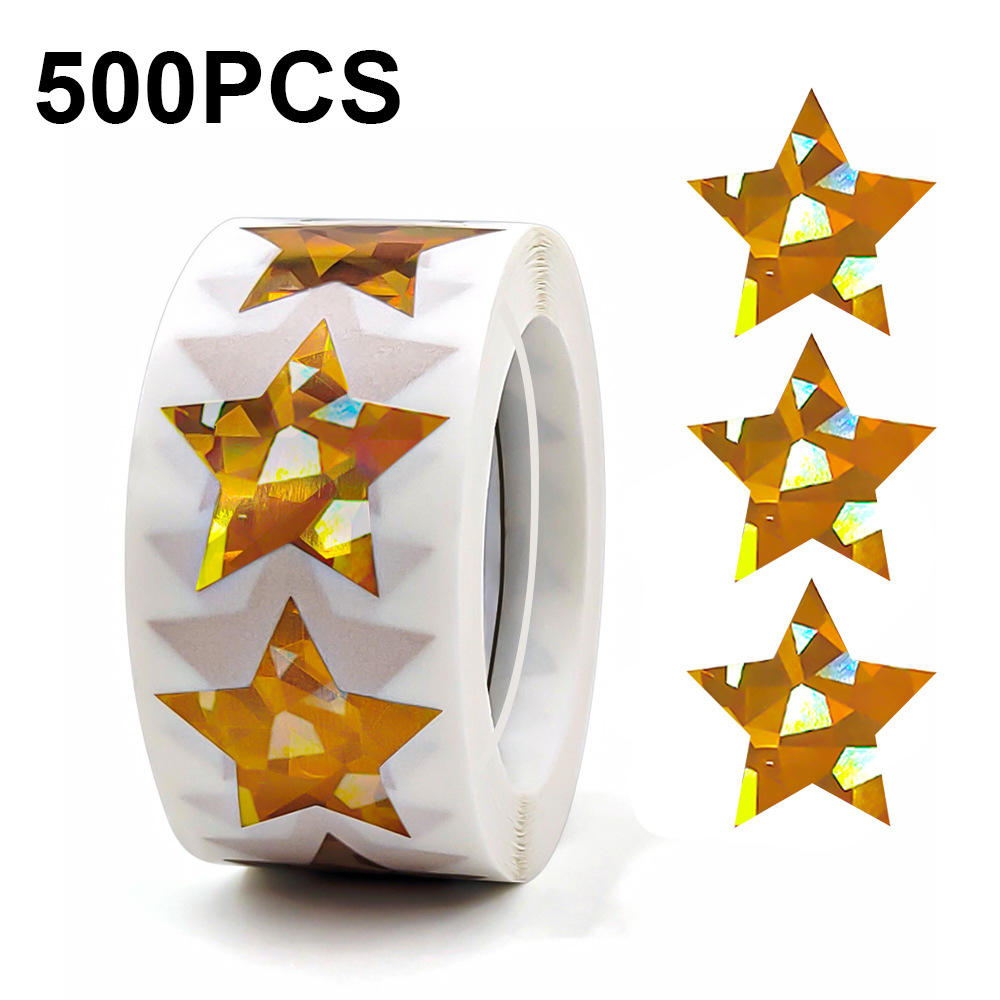 JCAC 500 adet/rulo 1 inç Holog - Sticker Label Roll incelemesi ve fiyatı