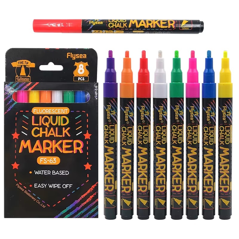 8 adet Sıvı Tebeşir İşaretleyi - Whiteboard Marker Set incelemesi ve fiyatı