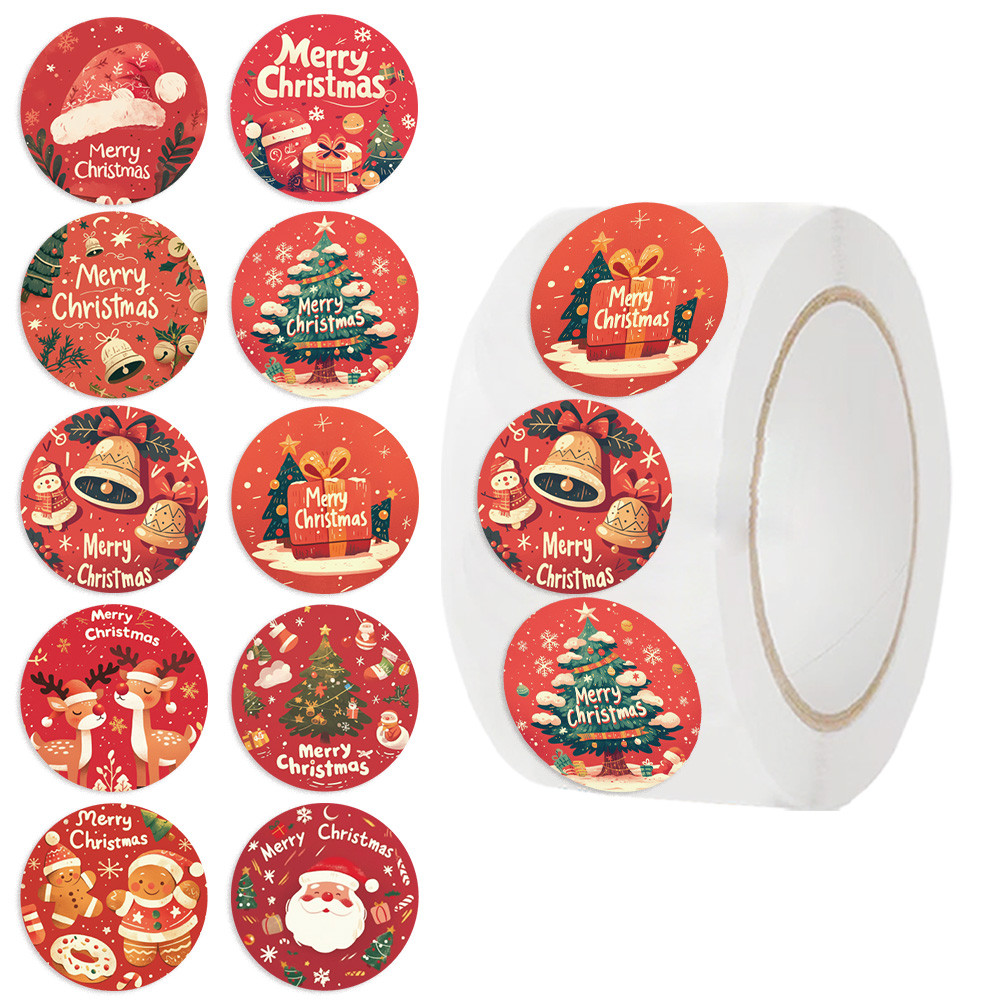 Noel Tatili Hediye Paketleme E - Sticker Label Roll incelemesi ve fiyatı