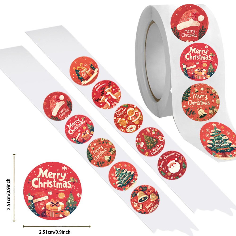 Noel Tatili Hediye Paketleme E - Sticker Label Roll incelemesi ve fiyatı