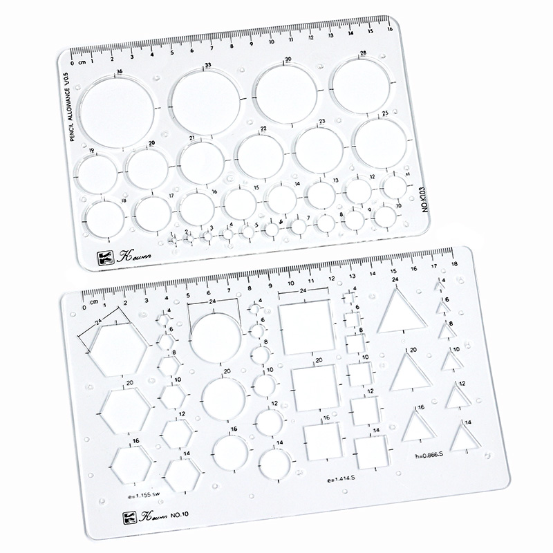 Şeffaf çizim boyutu kare kare  - Ruler Set Transparent incelemesi ve fiyatı