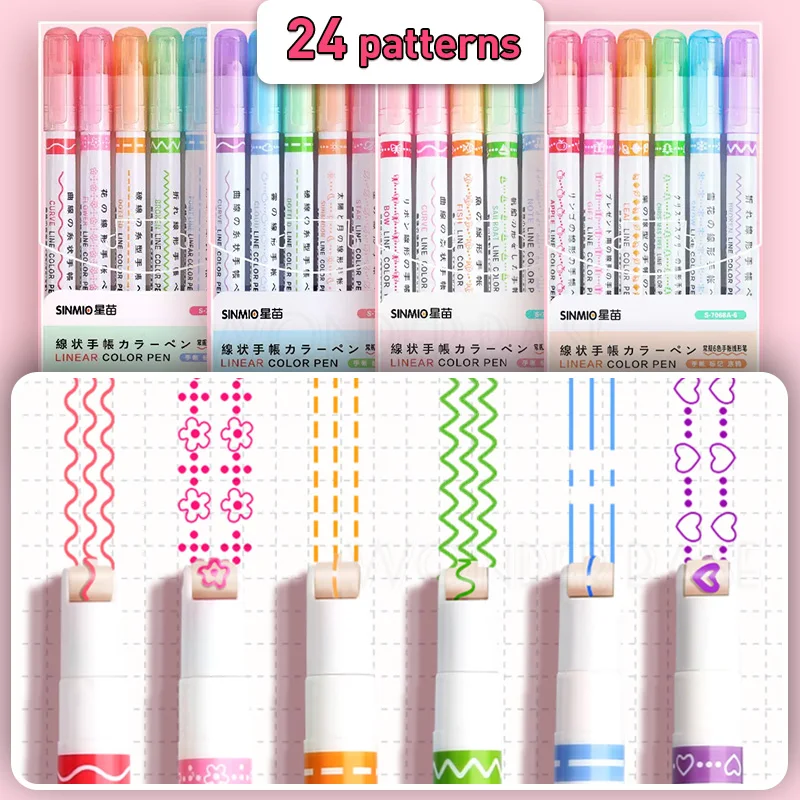 6/12/18/24 Adet Çiçek Desenli  - Highlighter Set Pastel incelemesi ve fiyatı