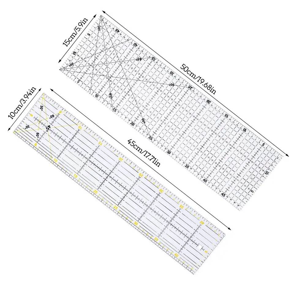 Fenrry Multisize akrilik Patch - Ruler Set Transparent incelemesi ve fiyatı